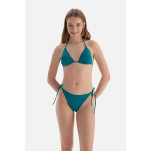 Petrol Üçgen Küçük Bikini Üst