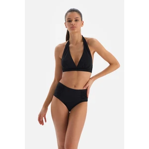 Siyah Üçgen Geniş Bikini Üst