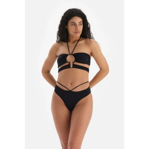 Siyah Straplez Bikini Üst