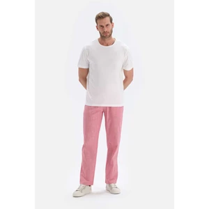Kırmızı Pötikareli Uzun Paça Dokuma Pijama Altı