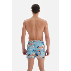 Turkuaz Mıcro Kısa Çiçekli Des. Şort