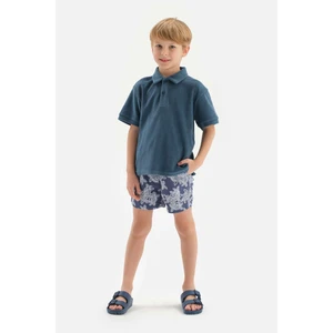 Indigo Caretta Des. Orta Şort