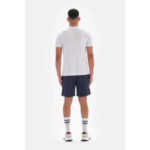 Beyaz Erkek Tenis Topu Baskılı Tişört