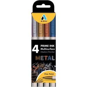 Prime Ink Multisurface 4'lü Metalik