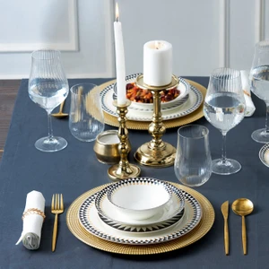 Damas Black 24 Parça 6 Kişilik Yemek Takımı