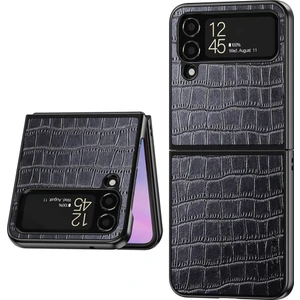 For Samsung Galaxy Z Flip 4 Timsah Deseni Cep Telefonu Kılıfları (Yurt Dışından)