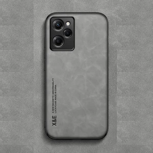 For Poco X5 Pro 5g Cilt Hissi Manyetik Emme Cep Telefonu Kılıfları (Yurt Dışından)