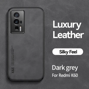 For Xiaomi Redmi K60 Cilt Hissi Manyetik Emme Cep Telefonu Kılıfları (Yurt Dışından)