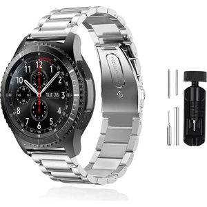 Kip GSM Samsung Galaxy Watch Gear S2 Uyumlu Kordon Kordon Metal Kordon Ayarlama Aparatlı