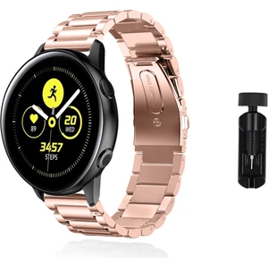 Kip GSM Galaxy Watch Active 2 40MM Uyumlu Kordon Paslanmaz Çelik Kordon Ayarlama Aparatlı