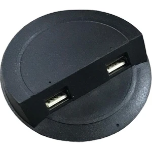 Çalışma Masası Için Masa Üstü USB Şarj Cihazı Siyah Adaptörsüz