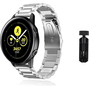 Kip GSM Galaxy Watch Active 2 44MM Uyumlu Kordon Kordon Metal Kordon Ayarlama Aparatlı