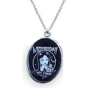 Herşey Nota Wednesday - Not Today Madalyon Kolye