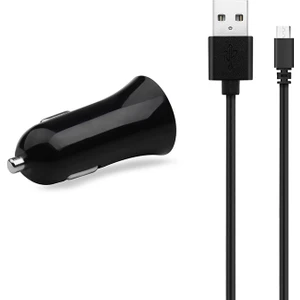 Brightstar PCUM20004GLK 5V 2.4A Araç Şarj ve Microusb Kablo