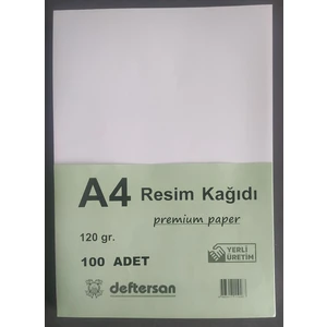 A4 Resim Kağıdı 120 Gram 100ADET