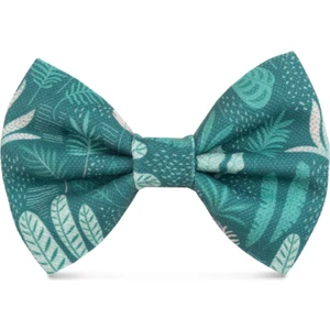 Lusi Doog Yeşil Köpek Papyon (2 Beden) Çiçekli