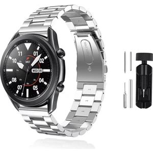 Kip GSM Samsung Galaxy Watch 3 45MM Uyumlu Kordon Paslanmaz Çelik Kordon Ayarlama Aparatlı