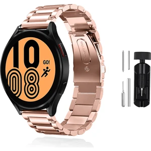 Kip GSM Samsung Galaxy Watch 4 44MM Uyumlu Kordon Paslanmaz Çelik Kordon Ayarlama Aparatlı