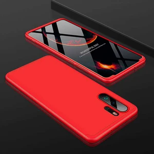 Heptek İletişim Huawei P30 Pro Kılıf 360 Tam Koruma Ön ve Arka Sert Mika Kapak Orjinal Ays Gkk Kapak