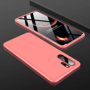 Heptek İletişim Huawei P30 Pro Kılıf 360 Tam Koruma Ön ve Arka Sert Mika Kapak Orjinal Ays Gkk Kapak