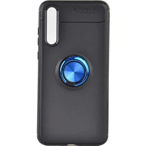 Heptek İletişim Huawei P20 Pro Kılıf Kamera Çıkıntılı Renkli Yüzüklü Standlı Mıknatıslı Kapak (Ravel)