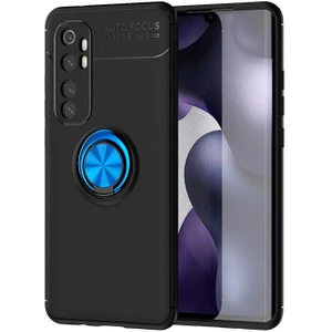 Heptek İletişim Xiaomi Mi Note 10 Lite Kılıf Kamera Çıkıntılı Renkli Yüzüklü Standlı Mıknatıslı Kapak (Ravel)