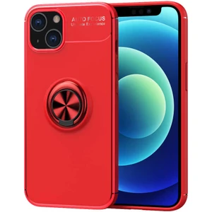 Heptek İletişim Apple  Apple iPhone 13 Kılıf Kamera Çıkıntılı Renkli Yüzüklü Standlı Mıknatıslı Kapak (Ravel)