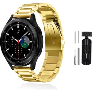 Kip GSM Samsung Galaxy Watch 4 Classic 42MM Uyumlu Kordon Paslanmaz Çelik Kordon Ayarlama Aparatlı