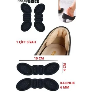 6 mm Siyah Ayakkabı Daraltan Ped Ayak Topuk Vurma Önleyici Sünger
