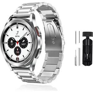 Kip GSM Samsung Galaxy Watch 4 Classic 46MM Uyumlu Kordon Kordon Metal Kordon Ayarlama Aparatlı