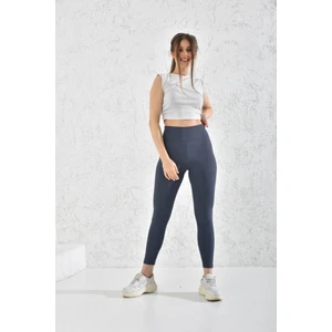 Bayan Fitilli Duble Kemer Indigo Tayt