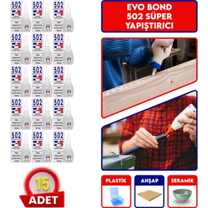 Evo Bond 502 Super Glue Süper Yapıştırıcı