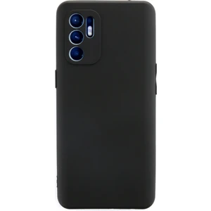 Bilişim Aksesuar Oppo Reno 6 Kılıf First Silikon - Siyah