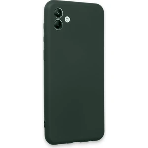 Bilişim Aksesuar Samsung Galaxy A04E Kılıf First Silikon - Koyu Yeşil