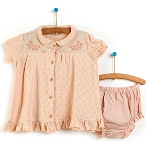 Yenidoğan Vintage Summer Elbise Kız Bebek