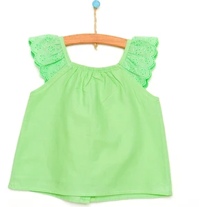 HelloBaby Basic Kız Bebek Fırfır Askılı Bluz Kız Bebek