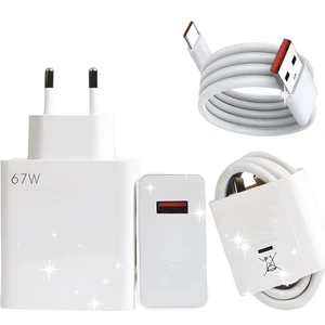 Type-C 67W (Watt) Ultra Hızlı Şarj Aleti Adaptör Kablo Set