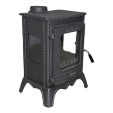 Flame Stove Minör Lux 3 Camlı Pik Döküm Mini Şömine