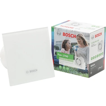 Bosch Banyo Aspiratörü / Fanı 1700 Serisi Mat Beyaz 100 mm