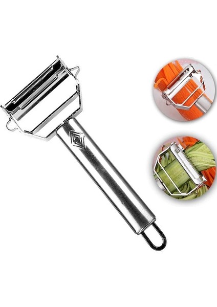 Paslanmaz Çelik Jülyen Sebze Meyve Soyacağı Turbo Başlık fırsatları