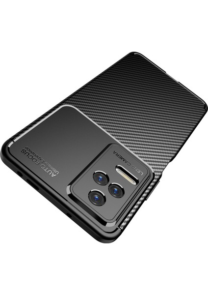 Xiaomi Poco F4 Kılıf Karbon Desenli Lux Negro Silikon fırsatları