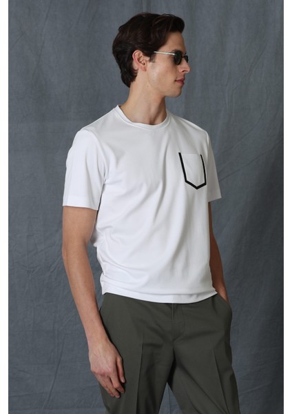 Sırıus Modern Grafik T- Shirt Siyah
