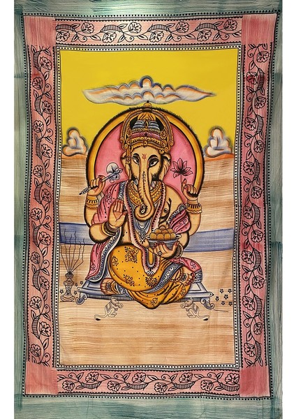 Meditasyon Örtüsü Ganesha 214*141CM