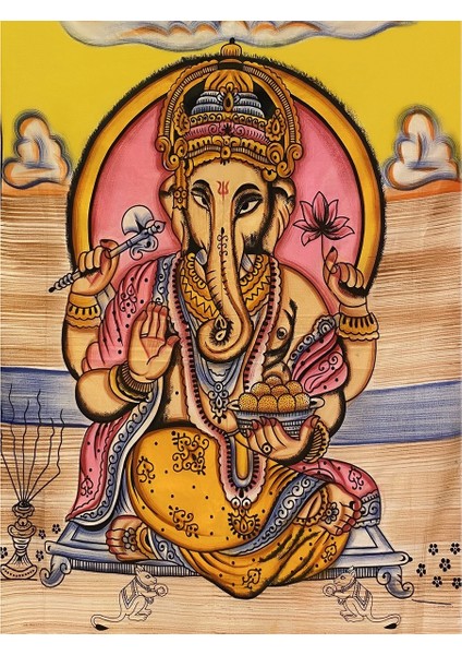 Meditasyon Örtüsü Ganesha 214*141CM