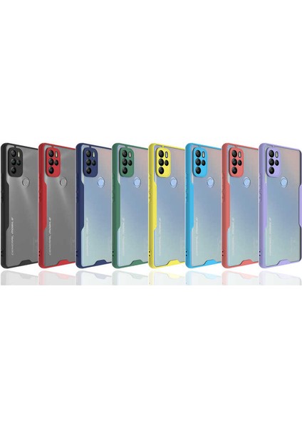 General Mobile 21 Pro Kılıf Kamera Korumalı Ultra Ince Buzlu Mat Renkli Silikon Kapak(Parfe)
