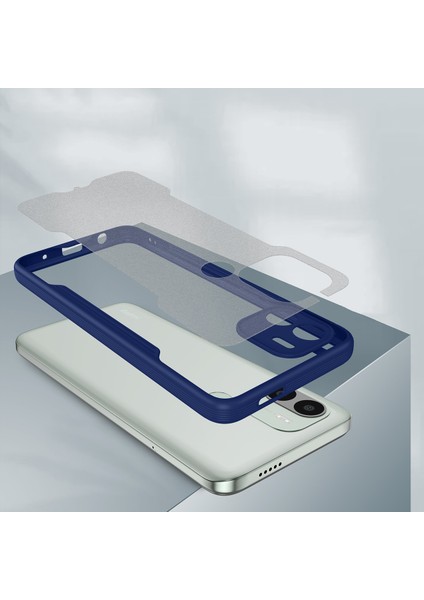 Xiaomi Redmi A1 Kılıf Kamera Korumalı Ultra Ince Buzlu Mat Renkli Silikon Kapak(Parfe) modelleri