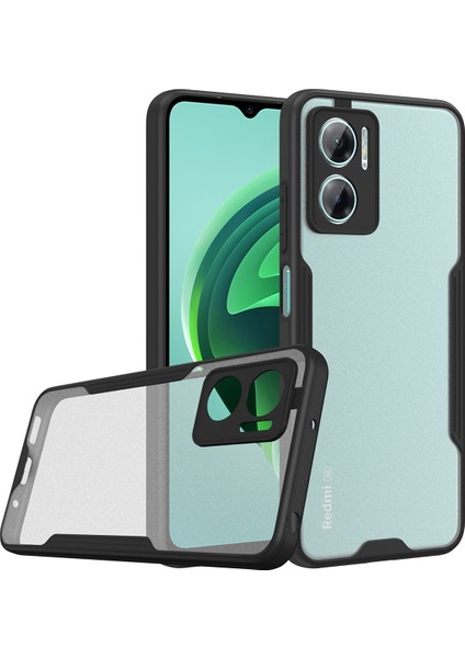 Xiaomi Redmi Note 11E Kılıf Kamera Korumalı Ultra Ince Buzlu Mat Renkli Silikon Kapak(Parfe)