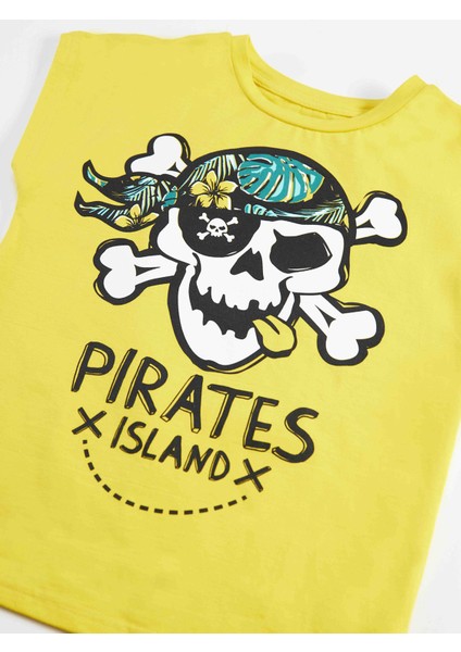 Hawai Korsan Erkek Çocuk T-Shirt Şort Bandana Takım indirimleri