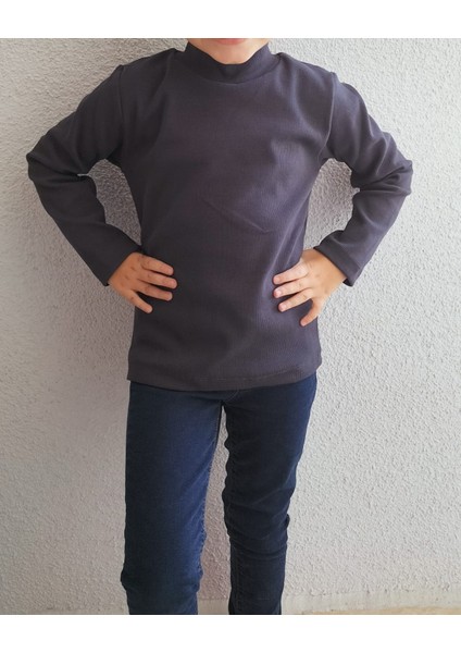 Unisex Uzun Kollu Badi Tam Kalıp