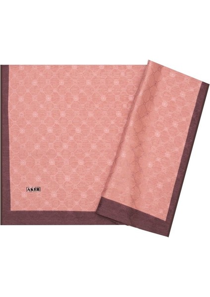 Kadın Şerit Detaylı Koza Şal